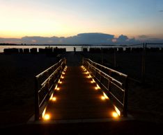 09 romantischer Weg abends zum Strand