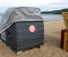13 der Schlaf-Strandkorb am Strand von Möltenort
