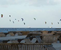 19_der Wind lockte viele Kiter und Surfer aufs Wasser