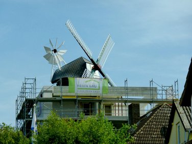 Mühle wird zugebaut