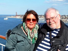 Gudrun und Peter auf dem Weg nach Oslo