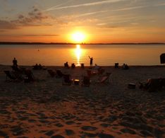 25 Sonnenuntergang am Strand von Laboe  ....