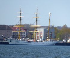 31 die Gorch Fock im Kieler Hafen
