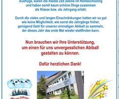 34 Spendenaufruf der Heinrich-Heine-Schule