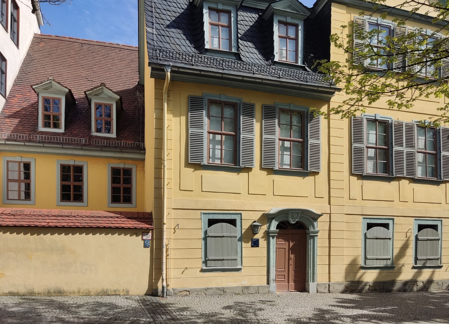 35 Wohnhaus von Friedrich Schiller, er war aber nicht Zuhause