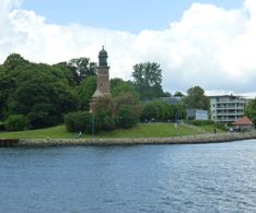 45 der alte Leuchtturm von Kiel Holtenau