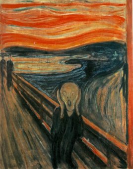 "Der Schrei"  von Edvard Munch